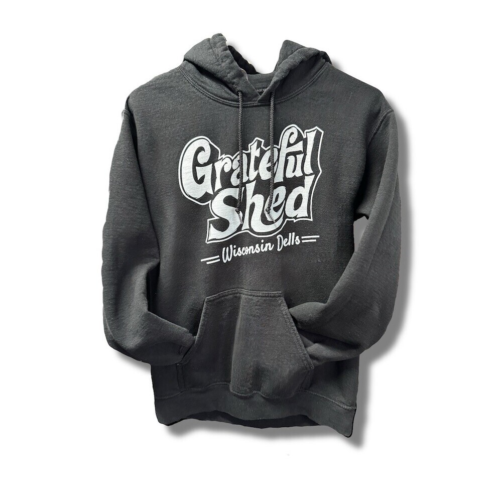 Gildan Grateful Shed Wisconsin Dells Pullover Hoodie Sweatshirt Black